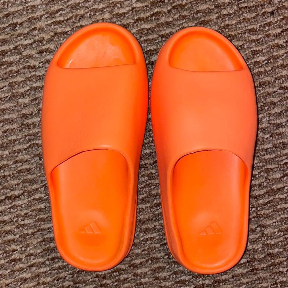 Yeezy slides orange